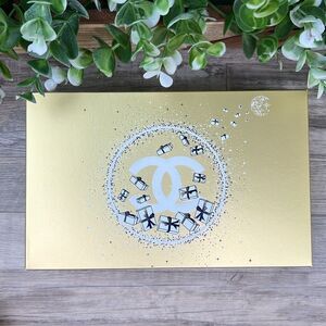 Chanel Limited Edition Gold Gift Box Easy Come Easy Glow